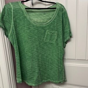 Lane Bryant Green Short Sleeve Tee